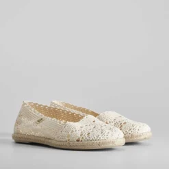 Online Alpargata crochet Mujer Alpargatas