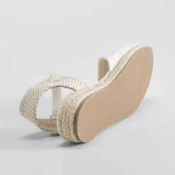 Outlet Alpargata de yute beige OH GIRL Sandalias