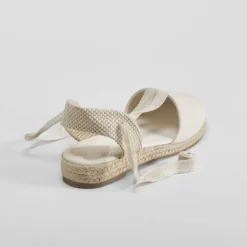 Discount Alpargata de yute cintas beige OH GIRL Sandalias