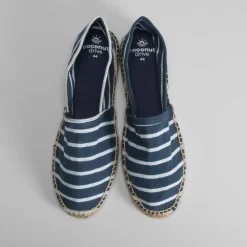 New Alpargatas básicas rayas DRIVE Hombre Alpargatas
