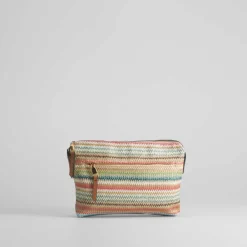 Discount Bandolera rectangular rafia multicolor PICCOLA PIU Bolsos Y Carteras