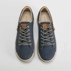 Sale Blucher cremallera en azul marino Mujer Zapatos Planos|Bluchers