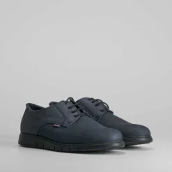 Blucher de piel ancho especial Hombre Zapatos Confort|Zapatos Casual