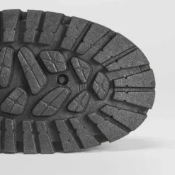 Online Blucher negro de charol con cordones Mujer Zapatos Tacón|Bluchers