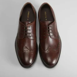 New Blucher piel liso Hombre Zapatos Vestir