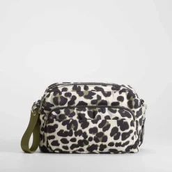 Clearance Bolso bandolera animal print kaki PICCOLA PIU Bolsos Y Carteras