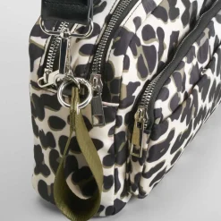 Clearance Bolso bandolera animal print kaki PICCOLA PIU Bolsos Y Carteras