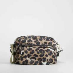Best Bolso bandolera animal print marrón PICCOLA PIU Bolsos Y Carteras