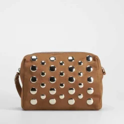 Best Bolso bandolera antelina remaches cuero Bolsos Y Carteras