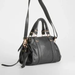 New Bolso bandolera con remaches negro PICCOLA PIU Bolsos Y Carteras