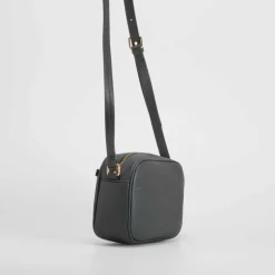 New Bolso bandolera grabado negro PICCOLA PIU Bolsos Y Carteras