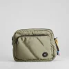 Outlet Bolso bandolera nylon acolchado khaki Bolsos Y Carteras