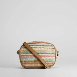 Best Bolso bandolera rafia rectangular PICCOLA PIU Bolsos Y Carteras