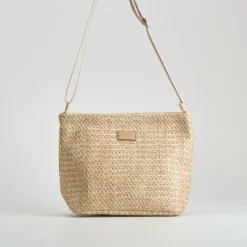 Bolso de rafia beige PICCOLA PIU Bolsos Y Carteras