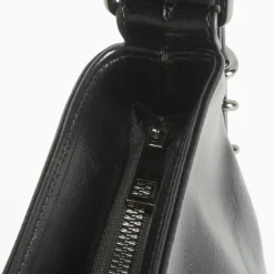 Bolso hombro argollas negro PICCOLA PIU Bolsos Y Carteras