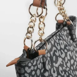 Best Bolso hombro asa animal print negro PICCOLA PIU Bolsos Y Carteras