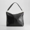Outlet Bolso hombro asa bolitas negro PICCOLA PIU Bolsos Y Carteras