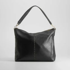 Outlet Bolso hombro asa bolitas negro PICCOLA PIU Bolsos Y Carteras