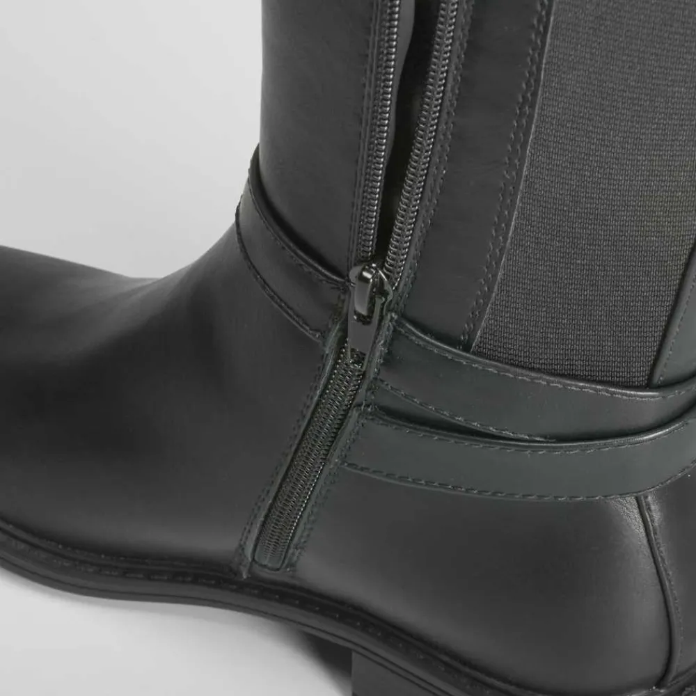 Online Bota alta color negro PICCOLA PIU Mujer Botas Planas