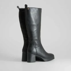 Best Bota alta tacón con plataforma negro PICCOLA PIU Mujer Botas Tacón