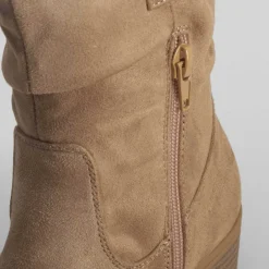 Discount Bota campera marrón PICCOLA PIU Mujer Botines Tacón