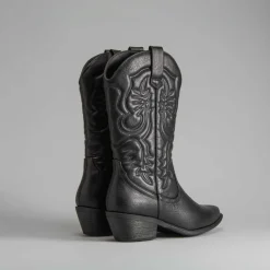 Bota campera tacón Mujer Botas Tacón