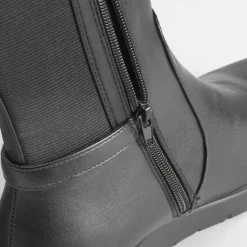Discount Bota cuña negra de Mujer Botas Planas