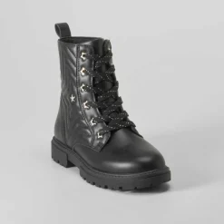 Hot Bota estrella juvenil negra OH GIRL Botines