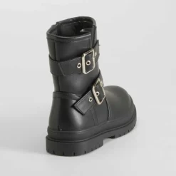 Sale Bota hebillas negra juvenil OH GIRL Botines
