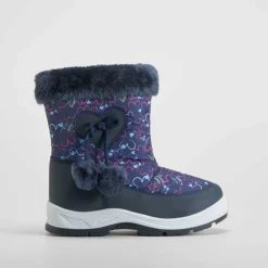 Discount Bota nieve pompón azul Botas De Agua