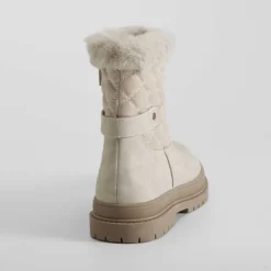 Online Bota pelo acolchada beige OH GIRL Botines