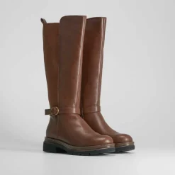 Discount Bota plana casual hebilla de Mujer Botas Planas