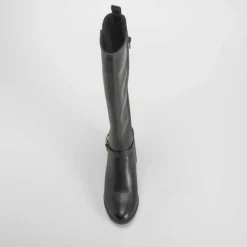 New Bota tacón medio negro PICCOLA PIU Mujer Botas Tacón