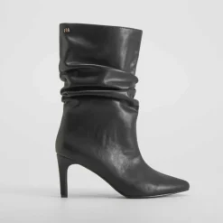 Clearance Bota tacón slouchy negro PICCOLA PIU Mujer Botas Tacón