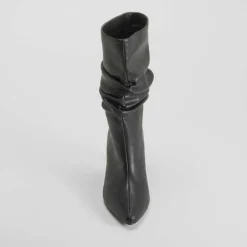 Clearance Bota tacón slouchy negro PICCOLA PIU Mujer Botas Tacón