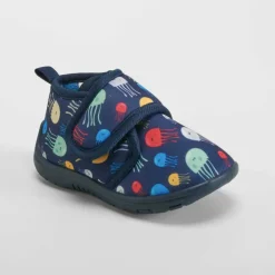 Outlet Bota velcro medusas azul Zapatillas Casa