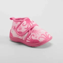 Sale Bota velcro pulpos rosa Zapatillas Casa