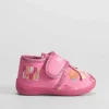 Sale Botita velcro rosa Zapatillas Casa