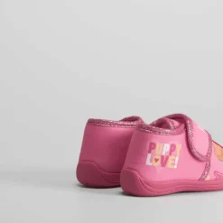 Sale Botita velcro rosa Zapatillas Casa