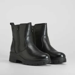 Hot Botín básico tacón ligero Mujer Botines Planos