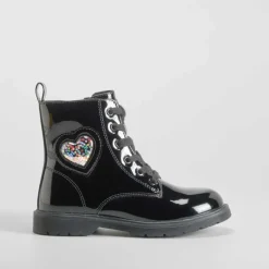 Sale Botín charol fantasia negro OH GIRL Botines