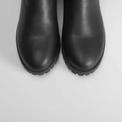 Outlet Botín chelsea basic track negro Mujer Botines Tacón|Botines Planos