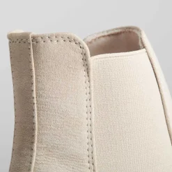 Clearance Botín chelsea basic track beige Mujer Botines Tacón|Botines Planos