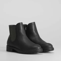 Botín chelsea dentado negro OH GIRL Botines