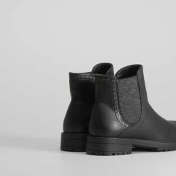 Botín chelsea dentado negro OH GIRL Botines