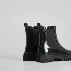 Discount Botín chelsea negro de agua PICCOLA PIU Mujer Botas De Agua