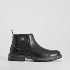 Clearance Botín chelsea negro Hombre Botas