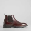 Outlet Botín chelsea piel marrón Hombre Botas