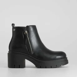 Best Botín chunky cremallera de Mujer Botines Tacón