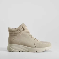 Discount Botín cordón Soft Insock beige Mujer Botines Planos